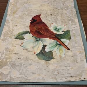 Vintage Birchwood Painting